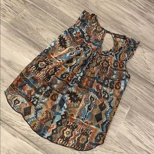 Patterned Tank Top